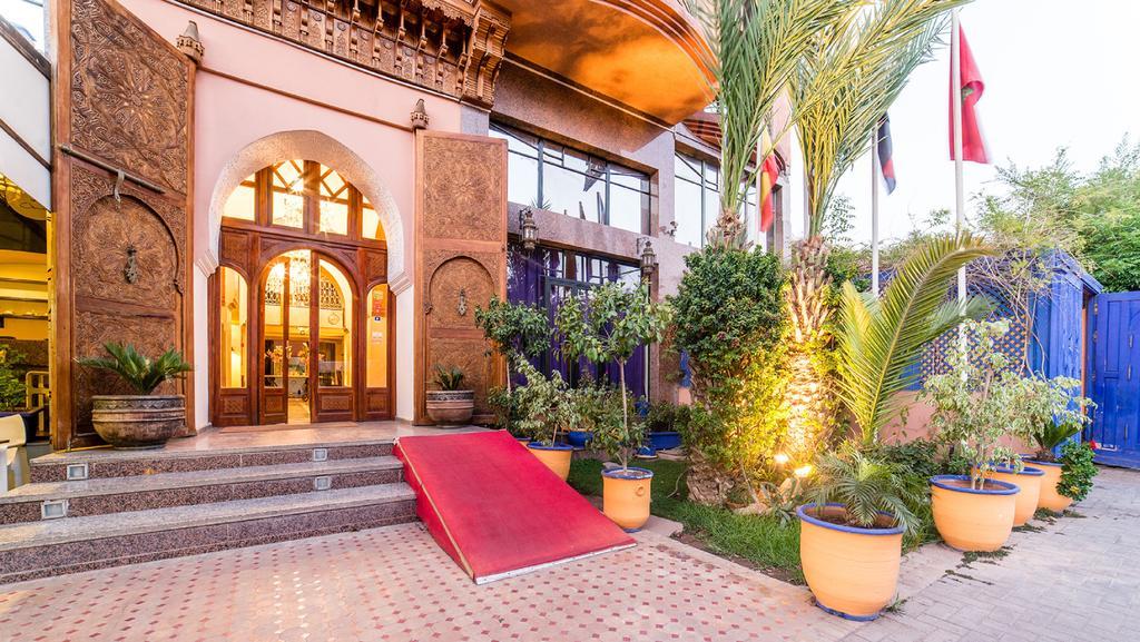 Hotel Les Trois Palmiers Marrakesch Exterior foto