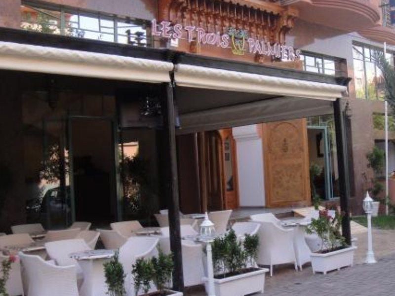Hotel Les Trois Palmiers Marrakesch Exterior foto