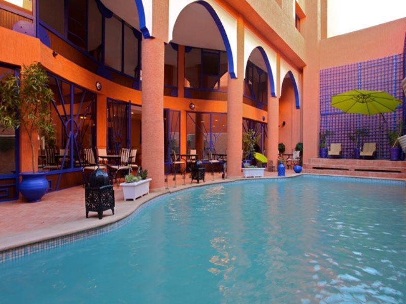 Hotel Les Trois Palmiers Marrakesch Exterior foto