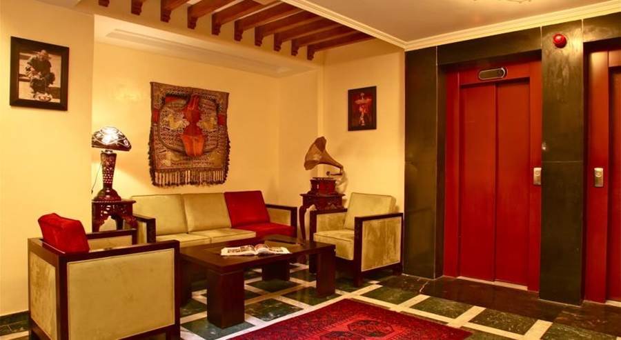 Hotel Les Trois Palmiers Marrakesch Exterior foto