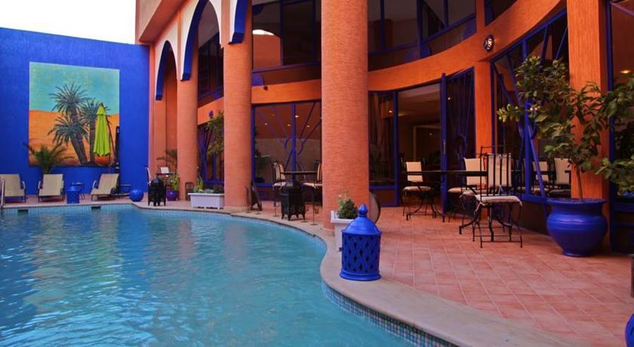 Hotel Les Trois Palmiers Marrakesch Exterior foto
