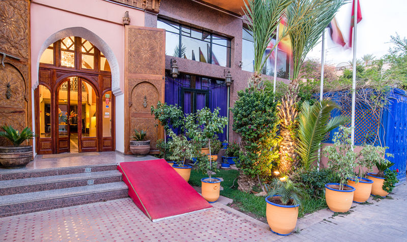 Hotel Les Trois Palmiers Marrakesch Exterior foto