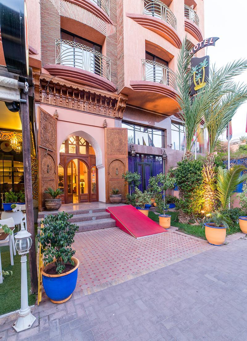 Hotel Les Trois Palmiers Marrakesch Exterior foto