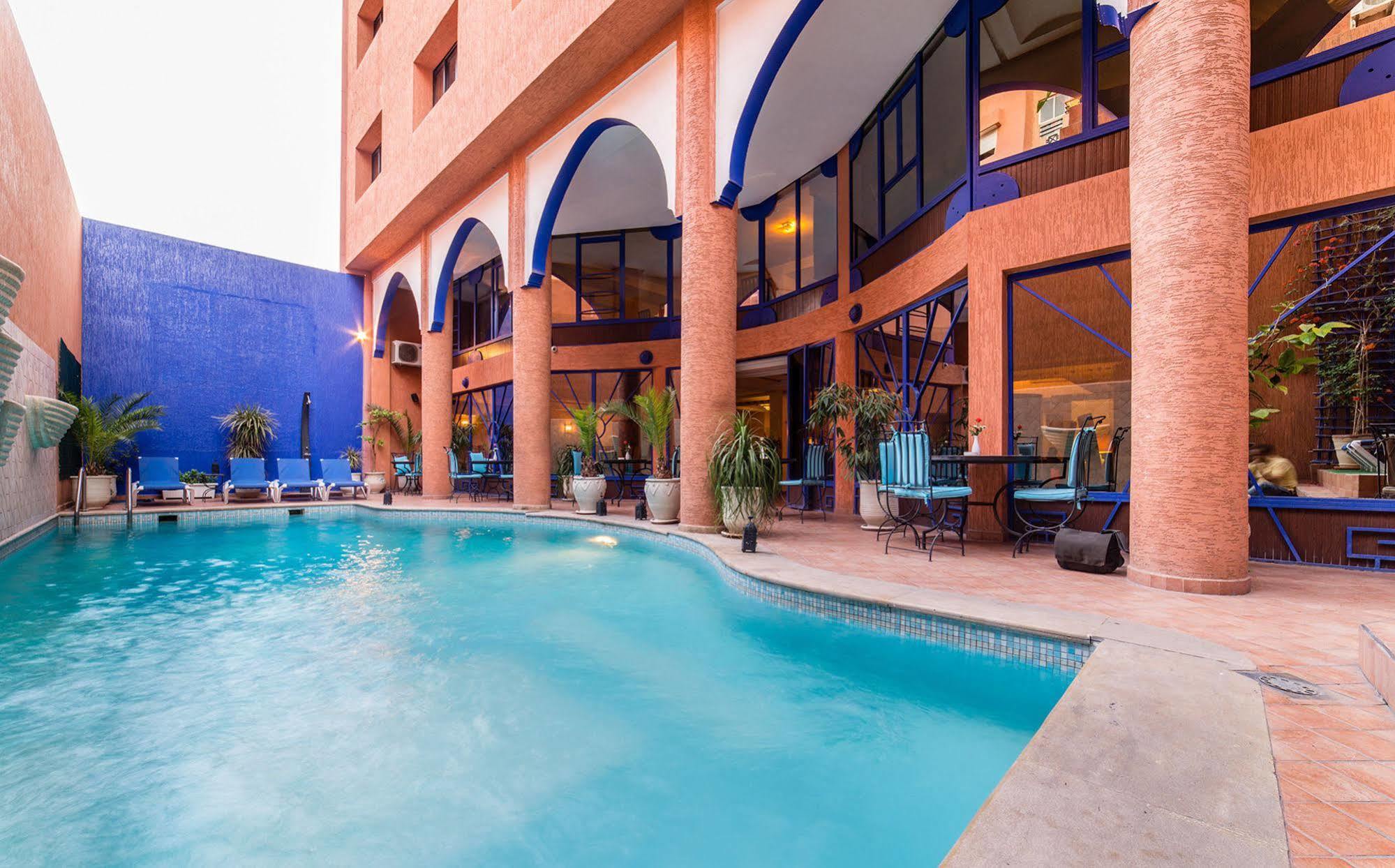 Hotel Les Trois Palmiers Marrakesch Exterior foto