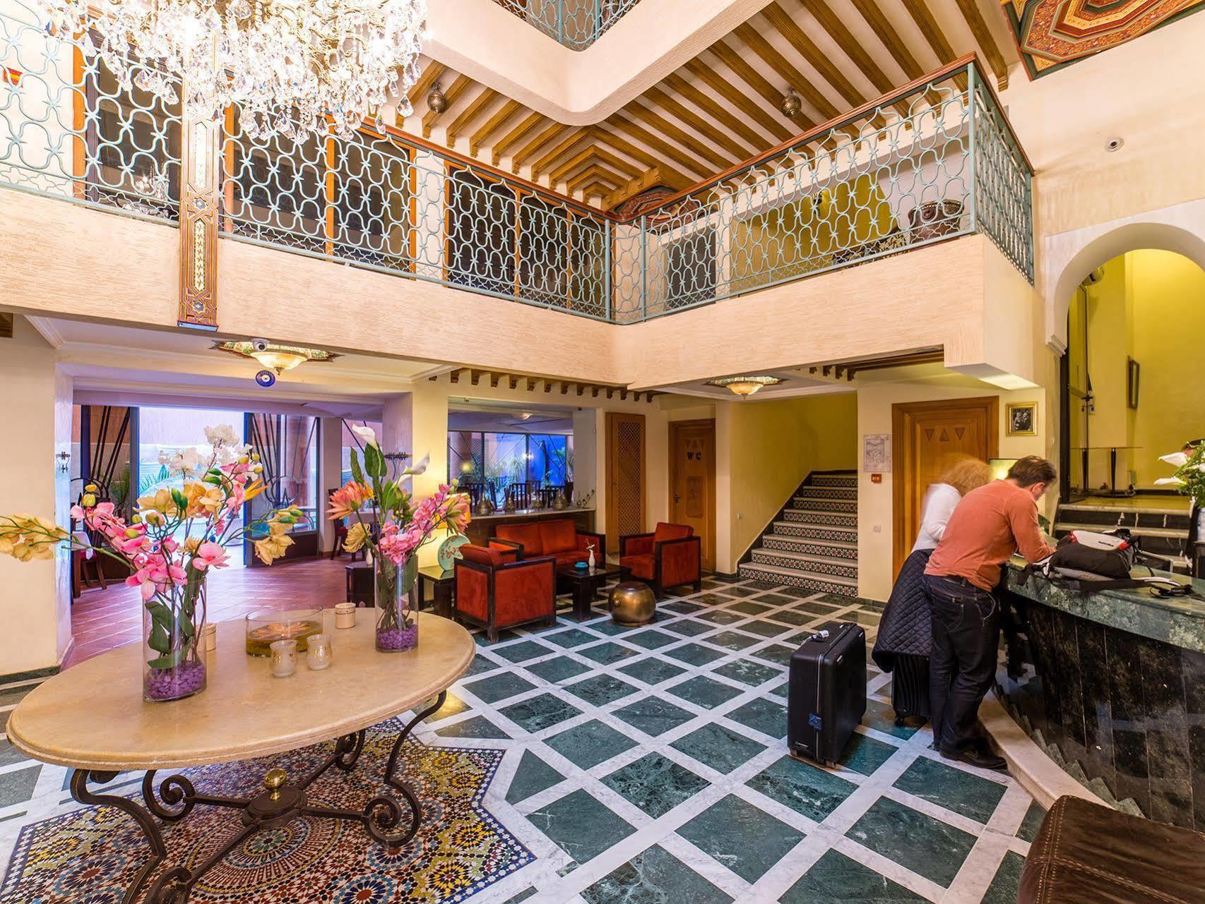 Hotel Les Trois Palmiers Marrakesch Exterior foto